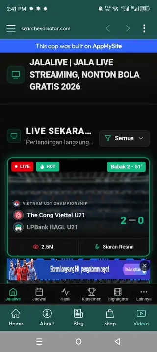 Screenshot of Jalalive Android