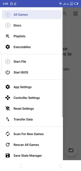 Screenshot of NetherSX2 Android