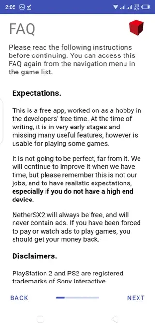 Screenshot of NetherSX2 Apk