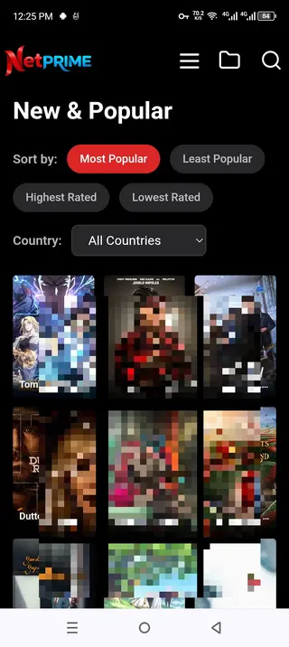 Screenshot of NetPrime
