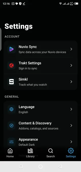 Screenshot of Nuvio Download