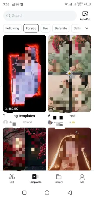 Screenshot of CapCut Pad Android