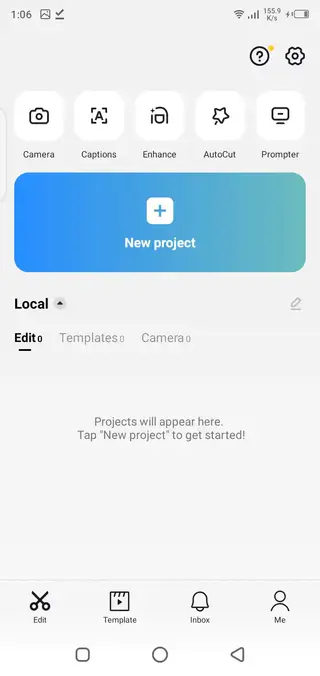 Screenshot of CapCut Pro Android