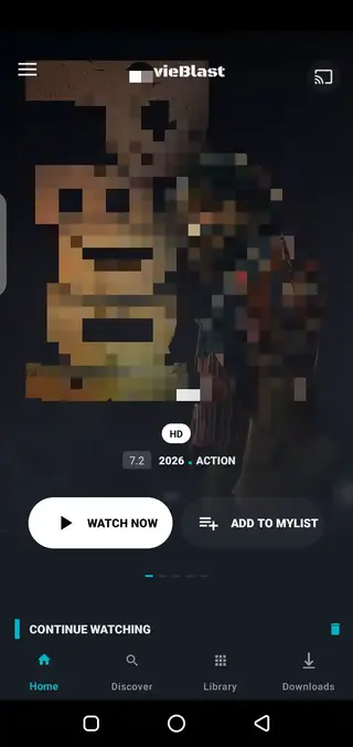 Screenshot of Cine Vision Android