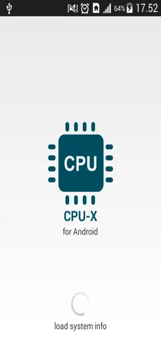 Screenshot of CPU X