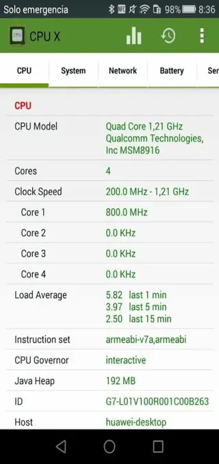 Screenshot of CPU X Download
