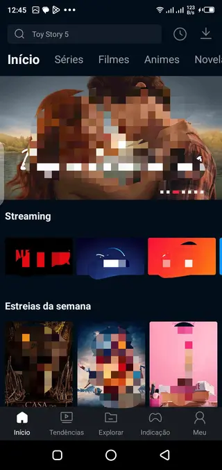 Screenshot of DeepCine A