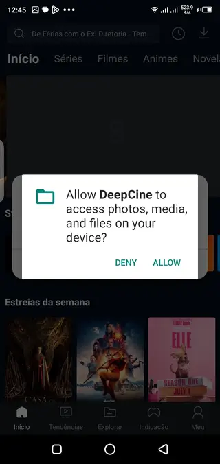 Screenshot of DeepCine Download