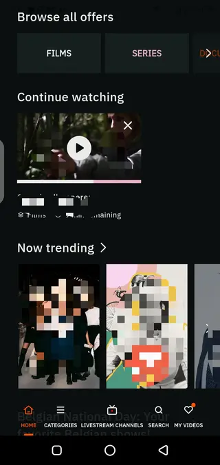 Screenshot of French Streaming Android