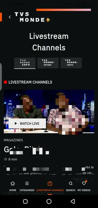Screenshot of French Streaming App APK