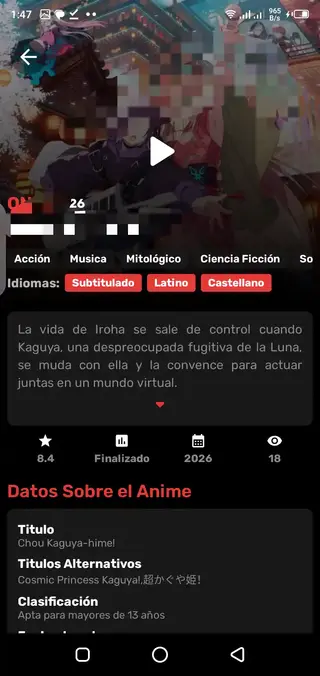 Screenshot of Kawaii Anime APK
