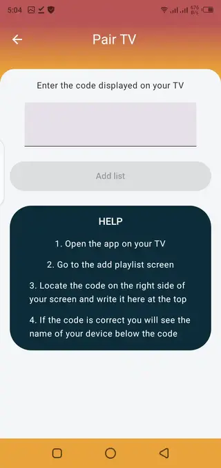 Screenshot of Magma TV Android