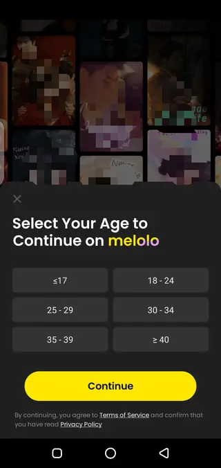 Screenshot of Melolo Android
