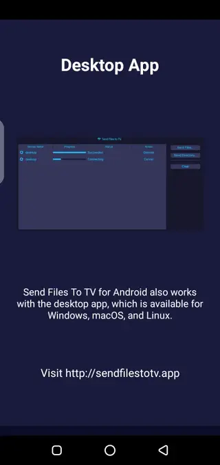 Screenshot of Send Files to TV Apk