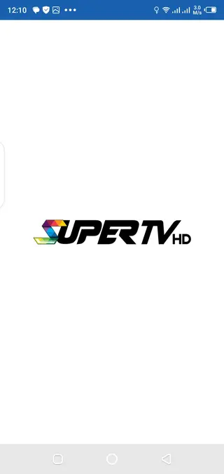 Screenshot of Super TV App