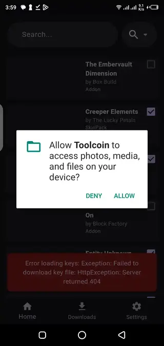 Screenshot of Toolcoin