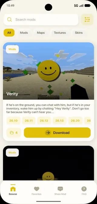 Screenshot of Verity Mod