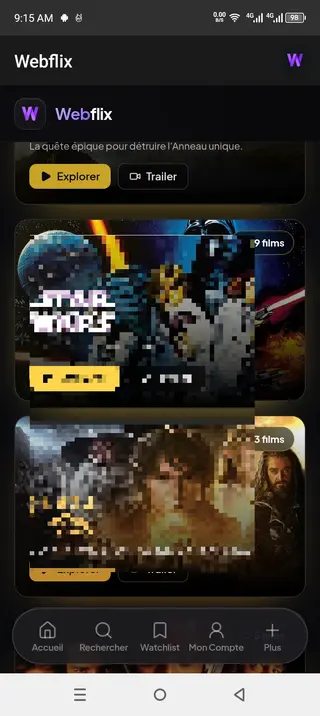 Screenshot of WebFlix Download