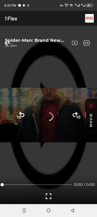 Screenshot of 1Flex Android