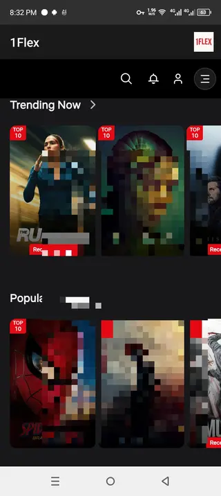 Screenshot of 1Flex Apk