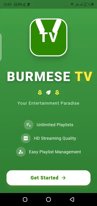 Screenshot of Burmese TV Apk