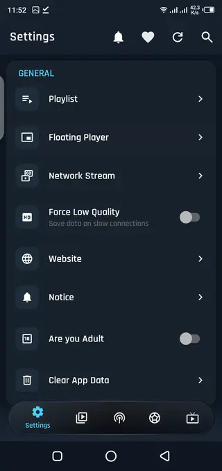 Screenshot of Falcon Cast Android