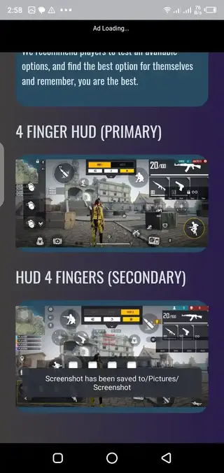 Screenshot of Sensitivitas FF Apk