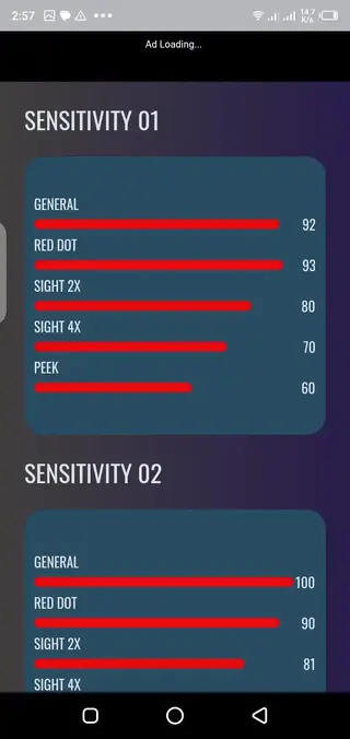 Screenshot of Sensitivitas FF Tool Apk
