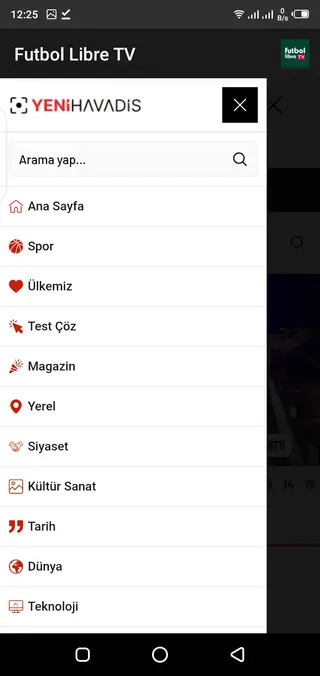 Screenshot of Futbol Libre 2 App