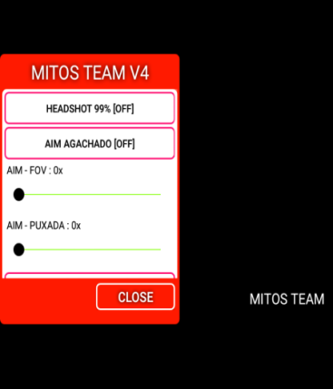 Screenshot of Mitos Team App