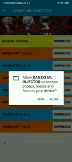 Screenshot of Kaneki ML Injector