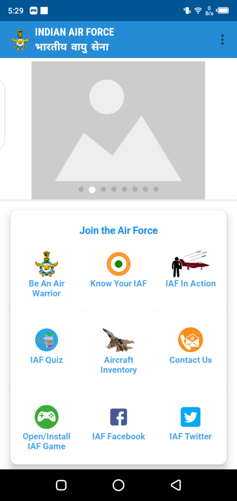 Screenshot of My IAF Apk