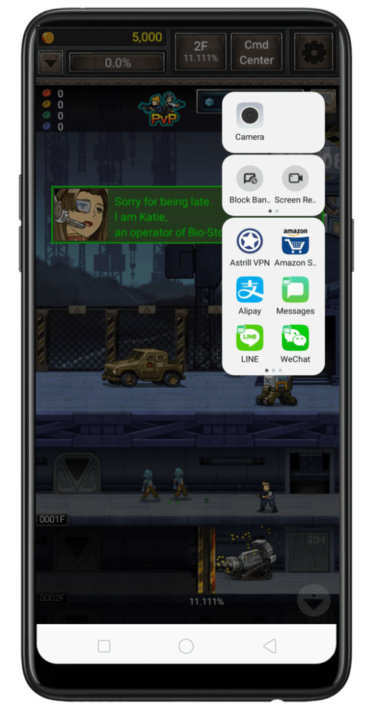 Screenshot of Realme Game Space