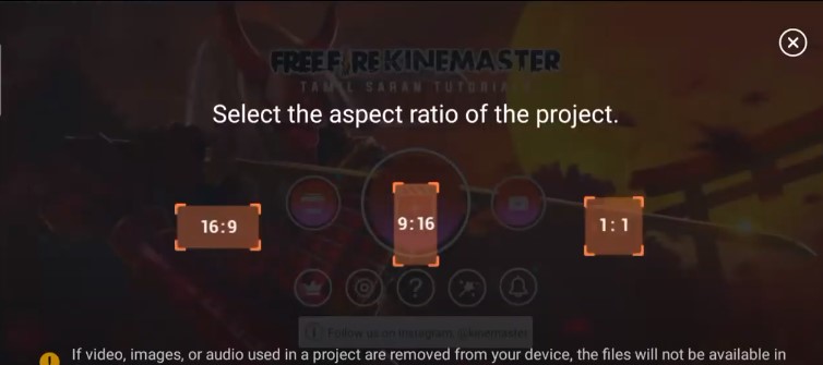 Screenshot of KINEMASTER FREE FIRE Apk