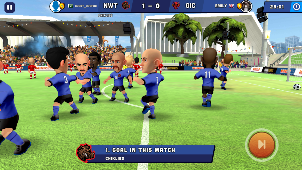 Screenshot of Mini Football Apk