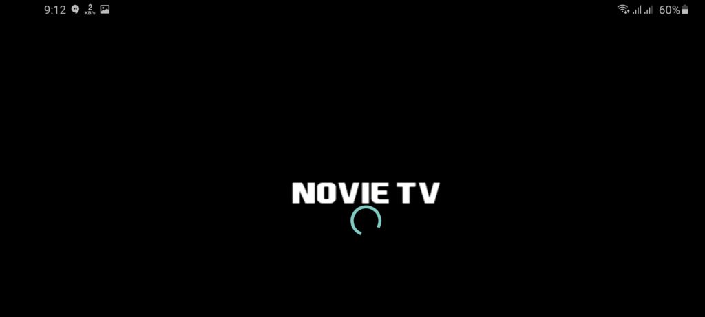Screenshot of Novie TV