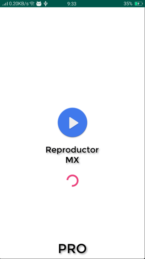 Screenshot of Reproductor MX Pro