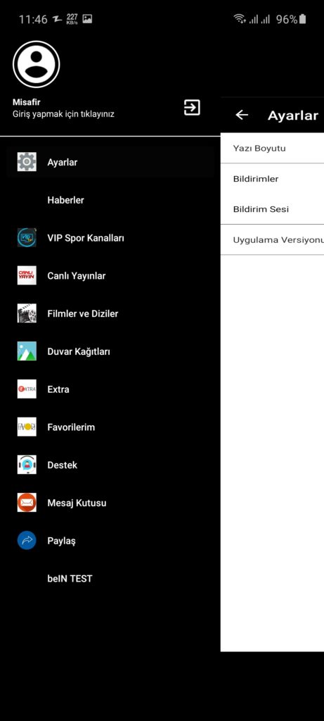 Screenshot of Sporun Tek Adresi App