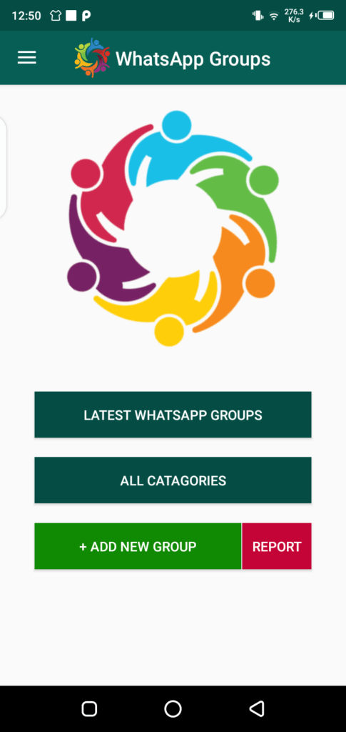Screenshot of WhatsApp Group Link