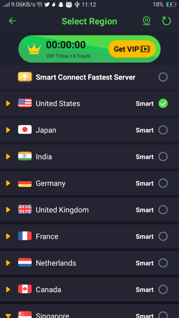Screenshot of 3x VPN Pro Apk