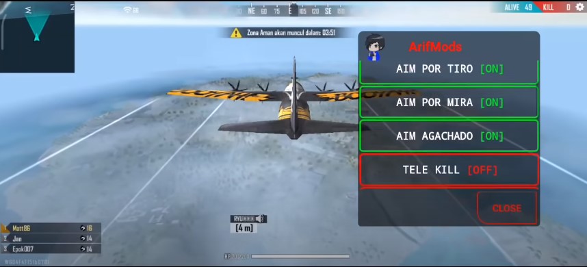 Screenshot of Arif Mods FF