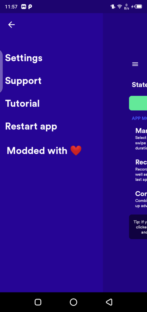 Screenshot of Clickmate Pro App