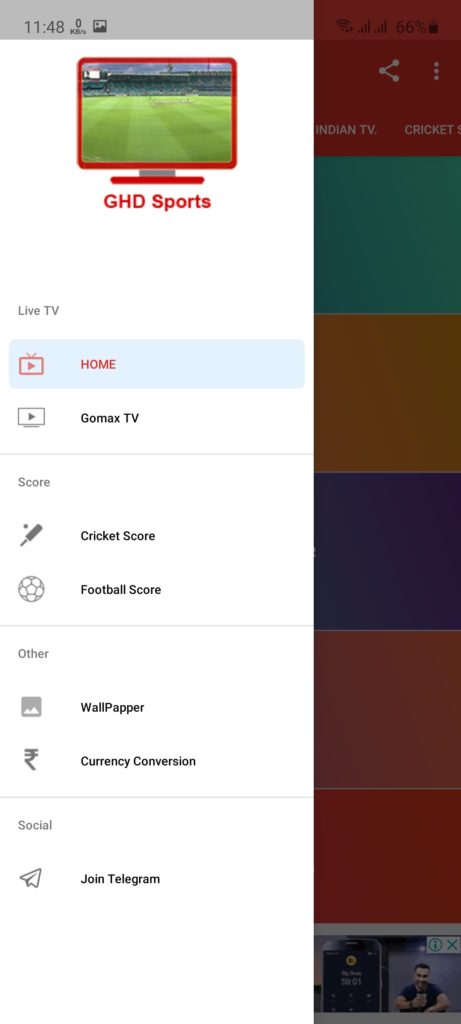 Screenshot of GHD Sports Pro Mod Apk