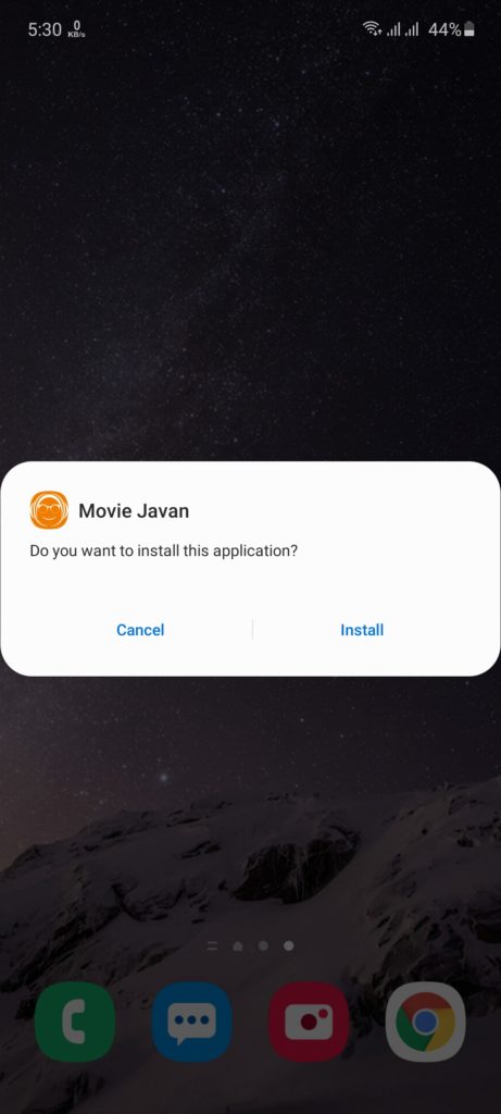 Screenshot of Movie Javan App
