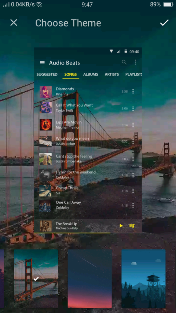 Screenshot of Muzio Player Pro Apk