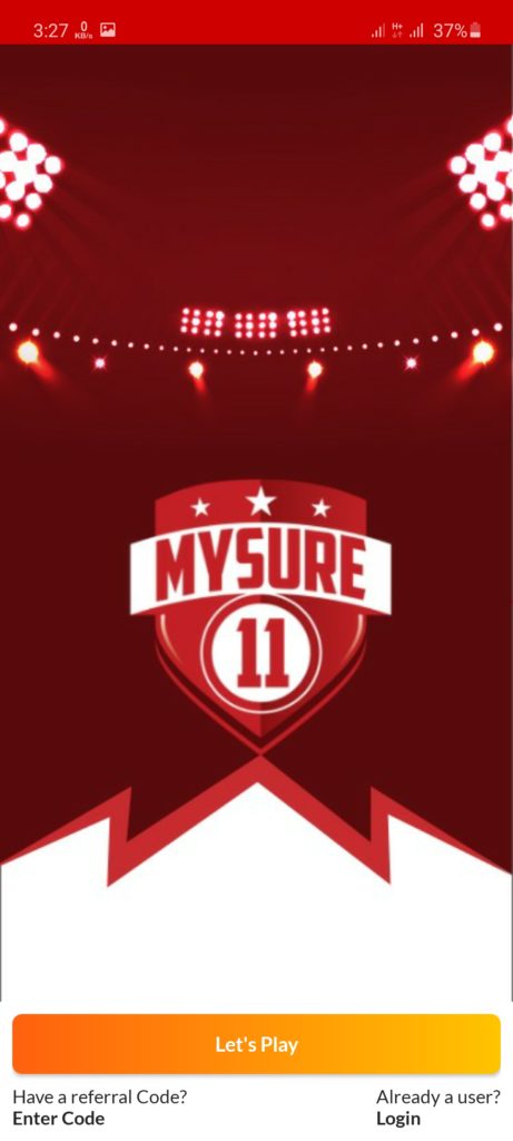 Screenshot of Mysure11 Apk