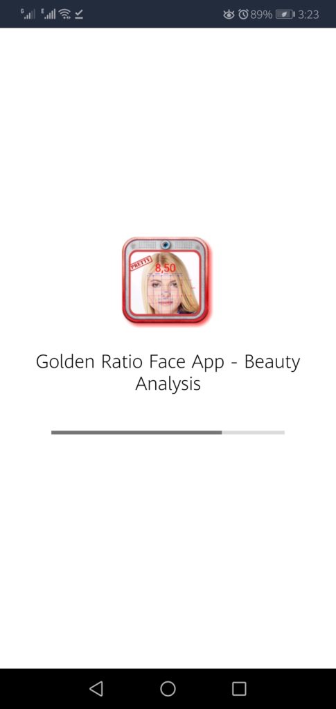 Screenshot of Perfect Face Ratio App