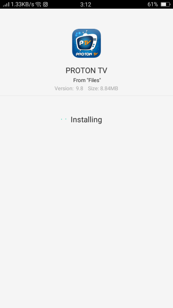 Screenshot of Proton TV Apk