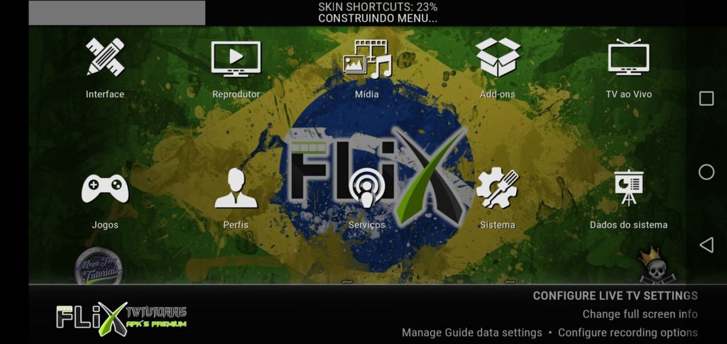 Screenshot of Flix TWT App