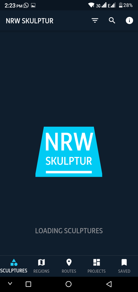 Screenshot of NRW Kultur App